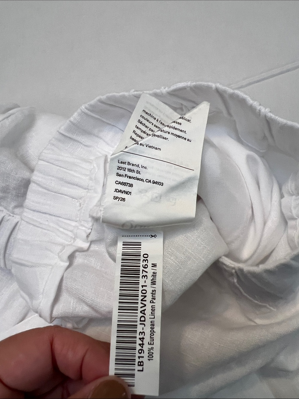 QUINCE 100% EUROPEAN LINEN WOMENS PANTS SIZE MEDIUM NEW WITHOUT TAGS - Picture 16 of 16